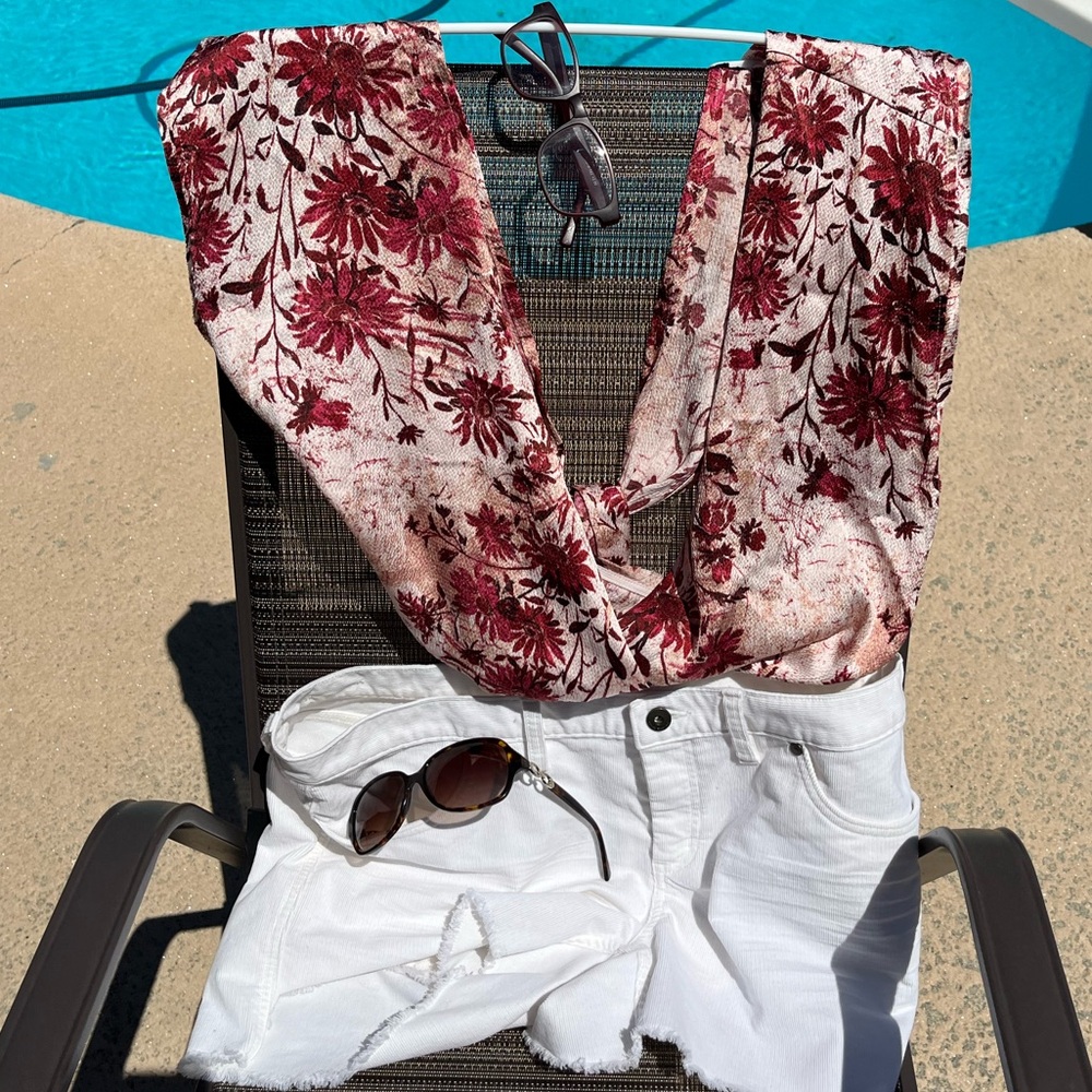 Free People Floral crotch snap XL